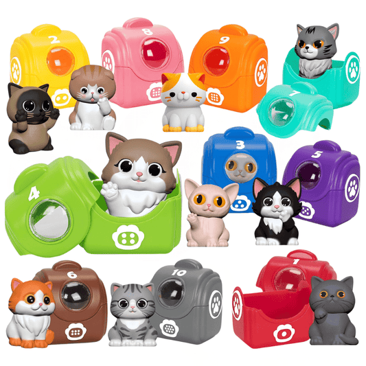 Montessori Toddler Matching Toy Set, 20 - Piece, Numbered, 4 Themes - Babies Mall