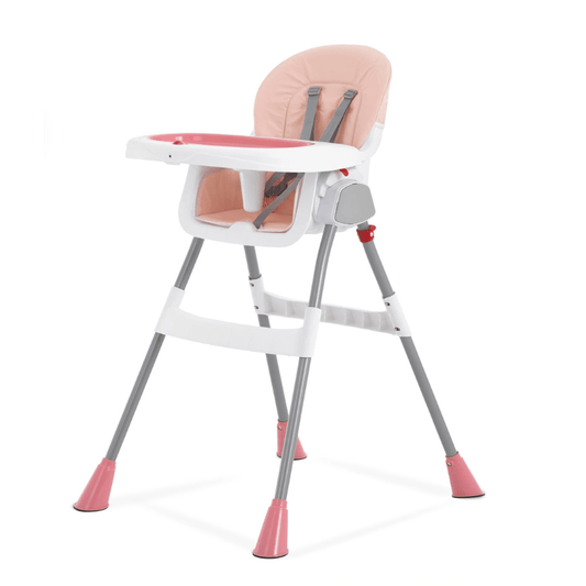 2 - in - 1 Folding High Chair to Booster with 3 Reclines, 5 - Point Harness - Babies Mall