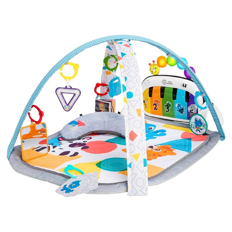 4 - in - 1 Baby Gym with Piano, 7 Toys, Music and Light Play Mat - Babies Mall