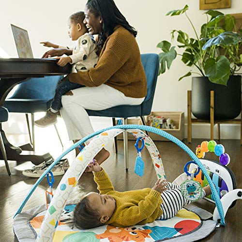 4 - in - 1 Baby Gym with Piano, 7 Toys, Music and Light Play Mat - Babies Mall