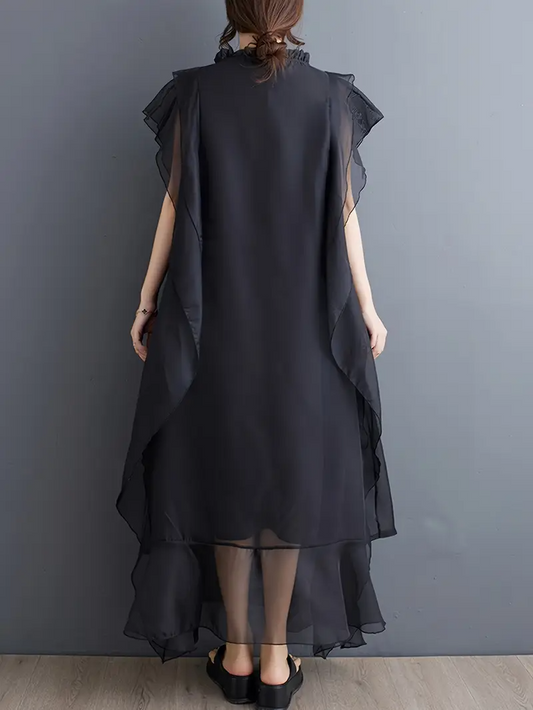Double Layer Flowy Dress