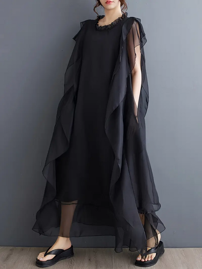 Double Layer Flowy Dress