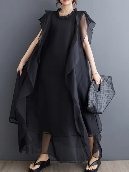 Double Layer Flowy Dress