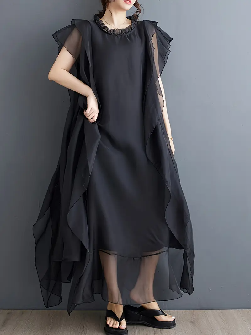 Double Layer Flowy Dress