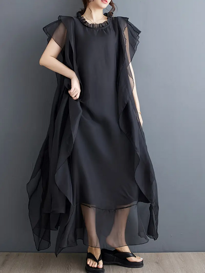 Double Layer Flowy Dress