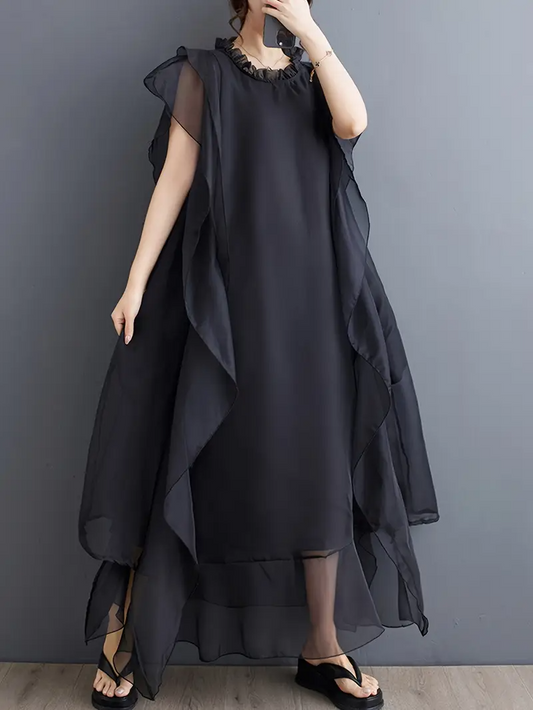Double Layer Flowy Dress