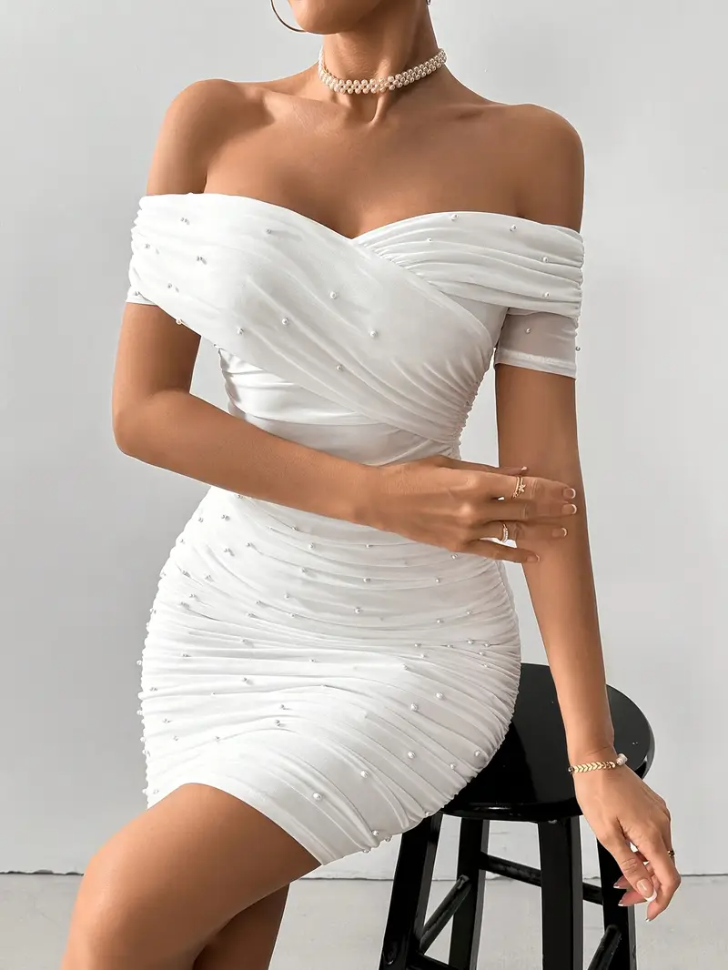 Off Shoulder Bodycon Dress