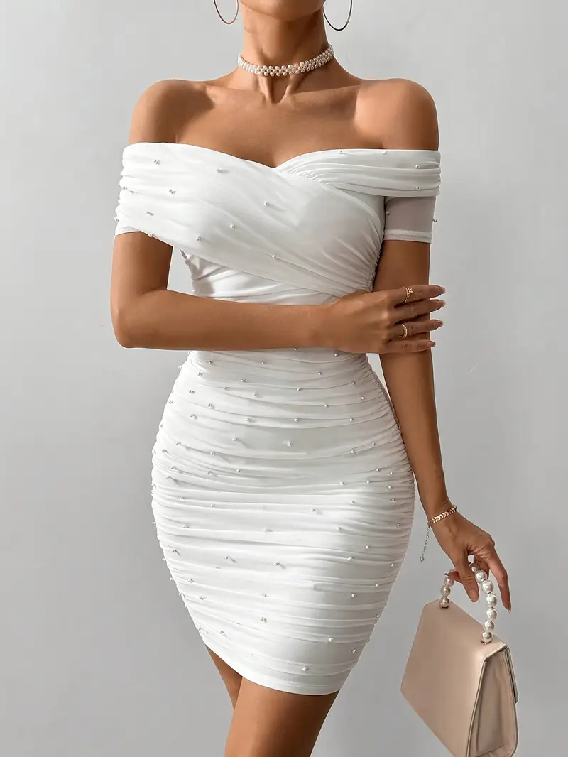 Off Shoulder Bodycon Dress