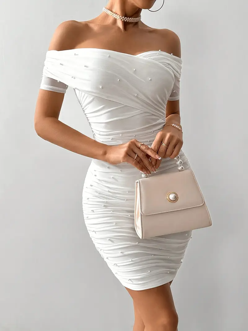 Off Shoulder Bodycon Dress