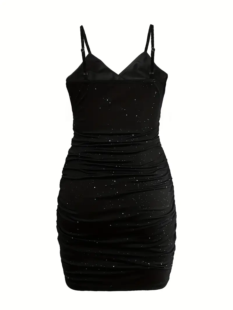 Sequined Party Cocktail Dress