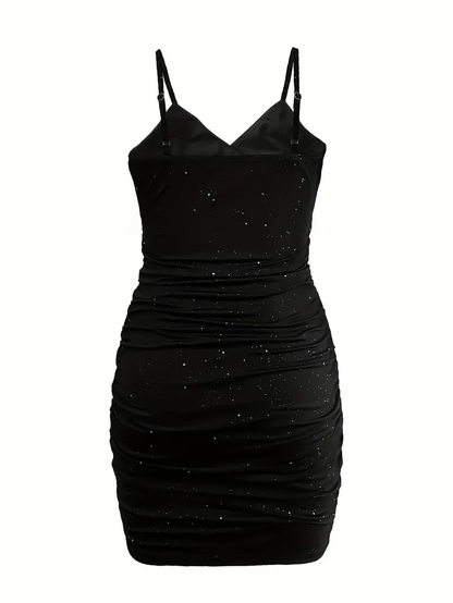 Sequined Party Cocktail Dress