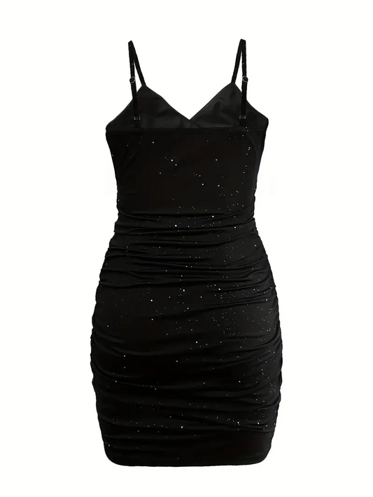 Sequined Party Cocktail Dress