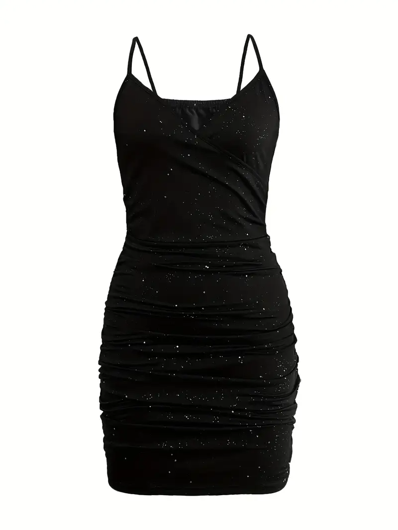 Sequined Party Cocktail Dress