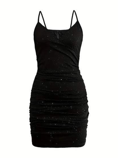 Sequined Party Cocktail Dress