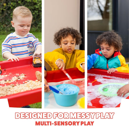 Adjustable Kids PlayTray Table with City & Race Mats and Car Toys Set - Babies Mall