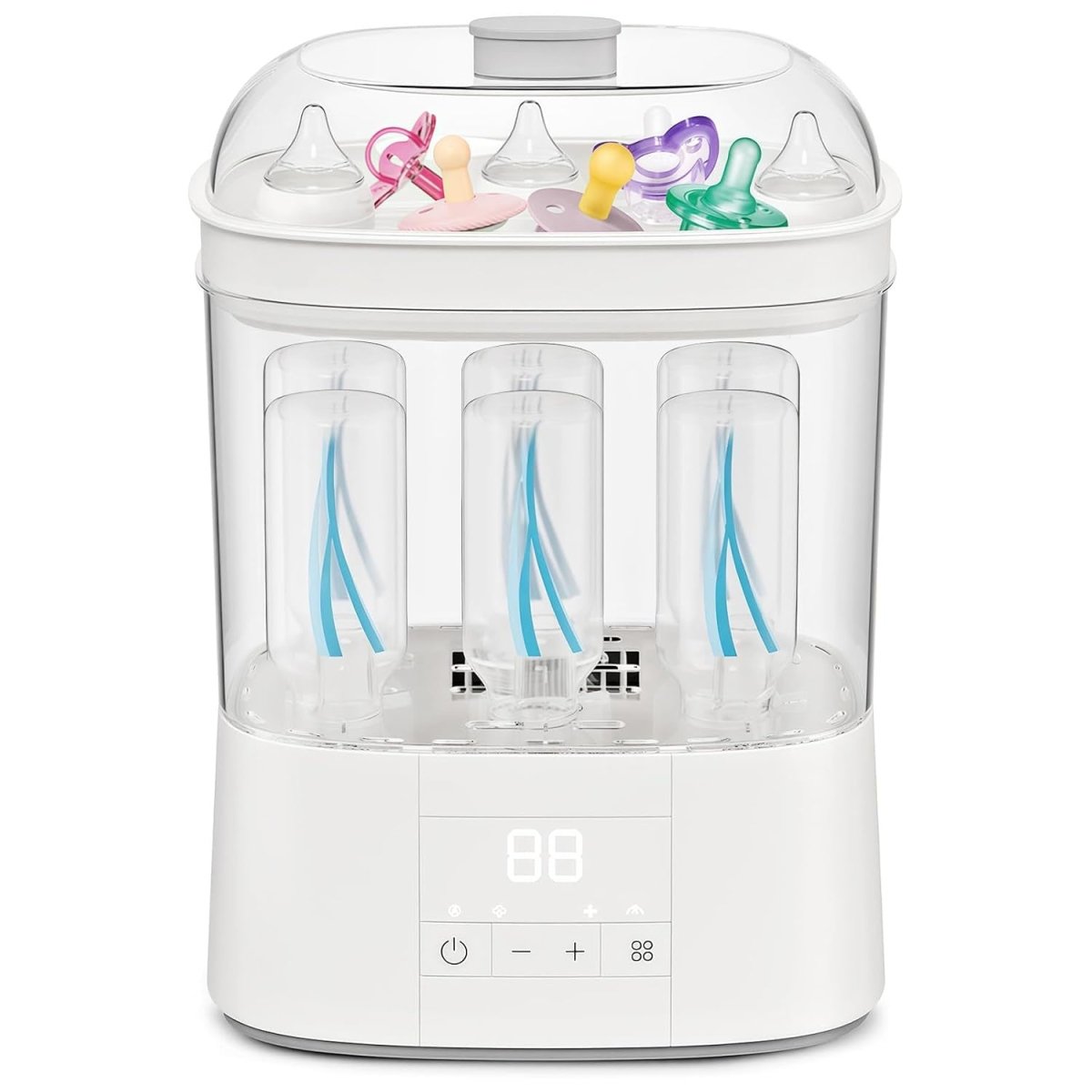Baby Bottle Sterilizer with Drying, 48H Storage & Bottle Washer - Babies Mall