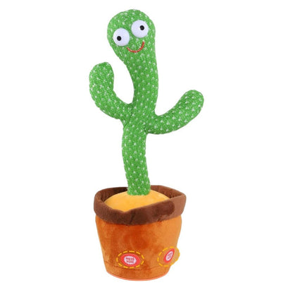 Dancing Cactus Toy with 120 Songs, Voice Mimic, and LED Lights - Babies Mall