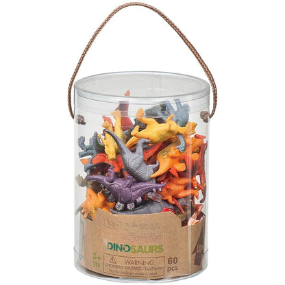 Dinosaur Figurines - Explore Prehistoric Worlds in Miniature Set of 60 - Babies Mall