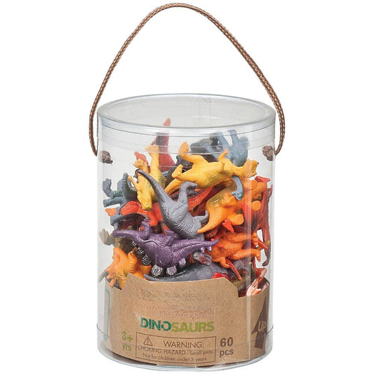 Dinosaur Figurines - Explore Prehistoric Worlds in Miniature Set of 60 - Babies Mall