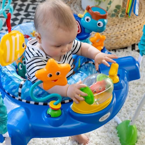 Neptune Ocean Jumper with 360° Swivel, 4 Heights, Removable Toys - Babies Mall