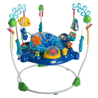 Neptune Ocean Jumper with 360° Swivel, 4 Heights, Removable Toys - Babies Mall